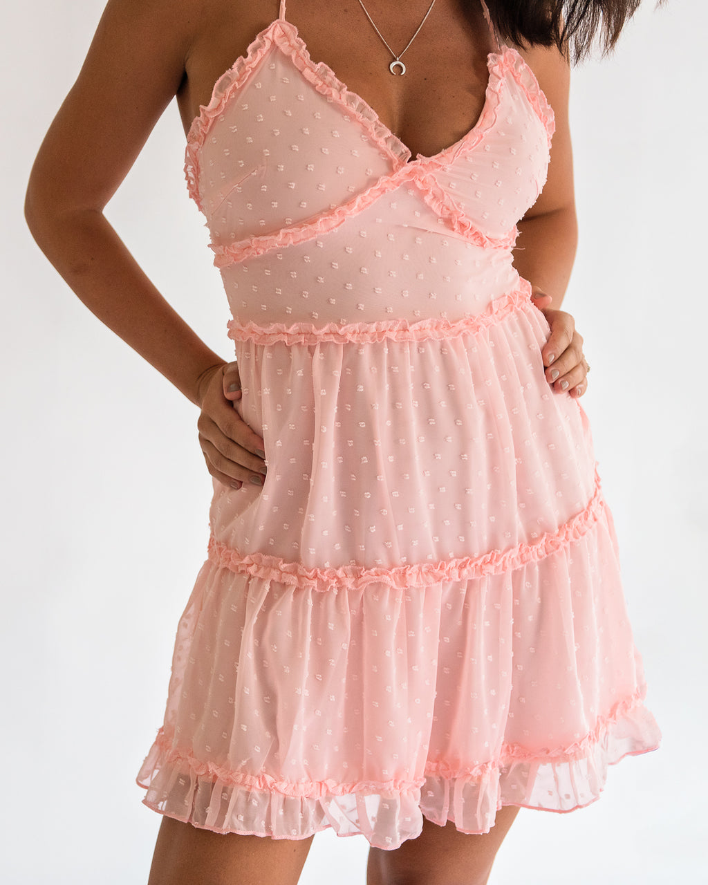Ava Pink Mini Dress
